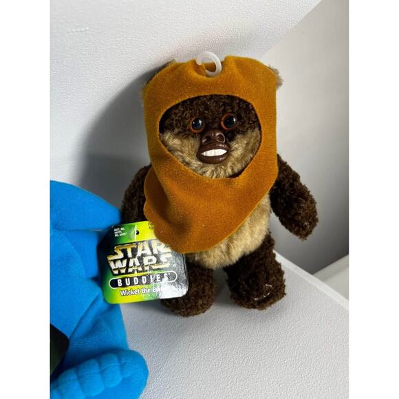 Vintage 1997 Star Wars Buddies Beanie Plush Lot of 7 Kenner Figures - R2-D2 - Picture 3 of 9